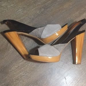 Steve Madden Luxe Suede and Patent Leather Heels
